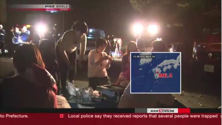 Terremoto en Jap&oacute;n